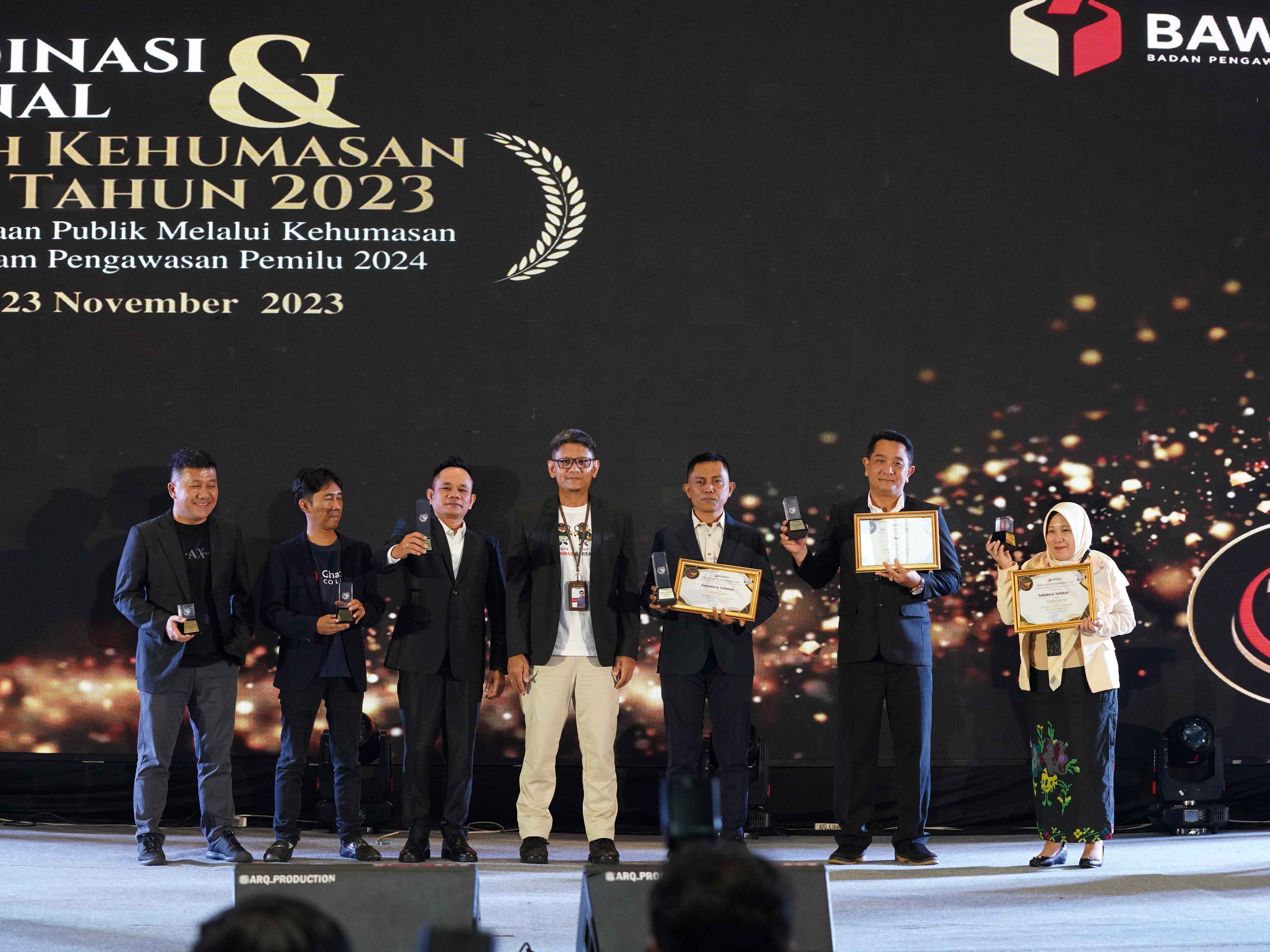 BAWASLU SUMSEL RAIH TERBAIK I KONTEN GRAFIS