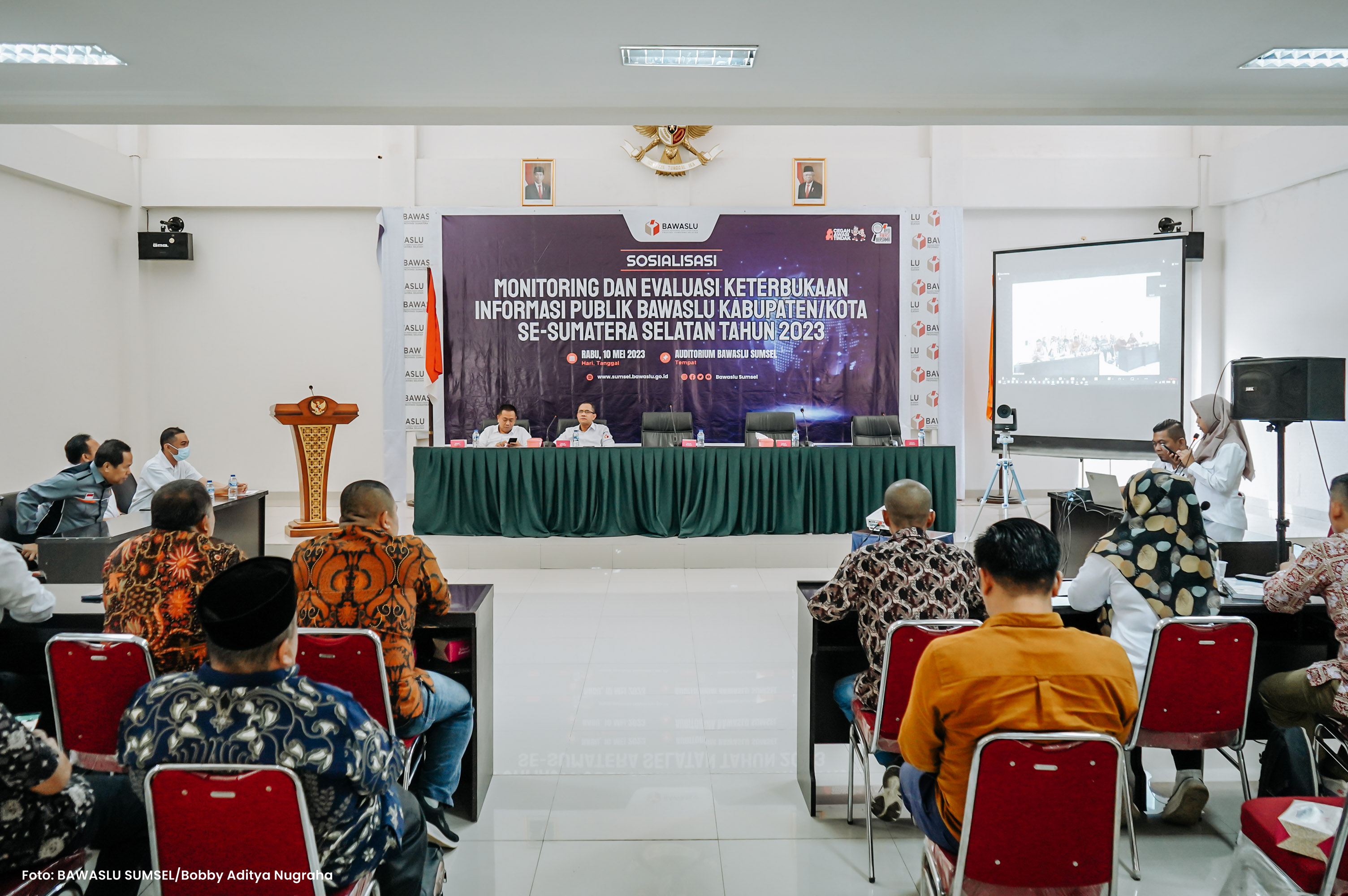 SOSIALISASI MONEV KETERBUKAAN INFORMASI, NAAFI : SEMOGA HASILKAN PREDIKAT INFORMATIF