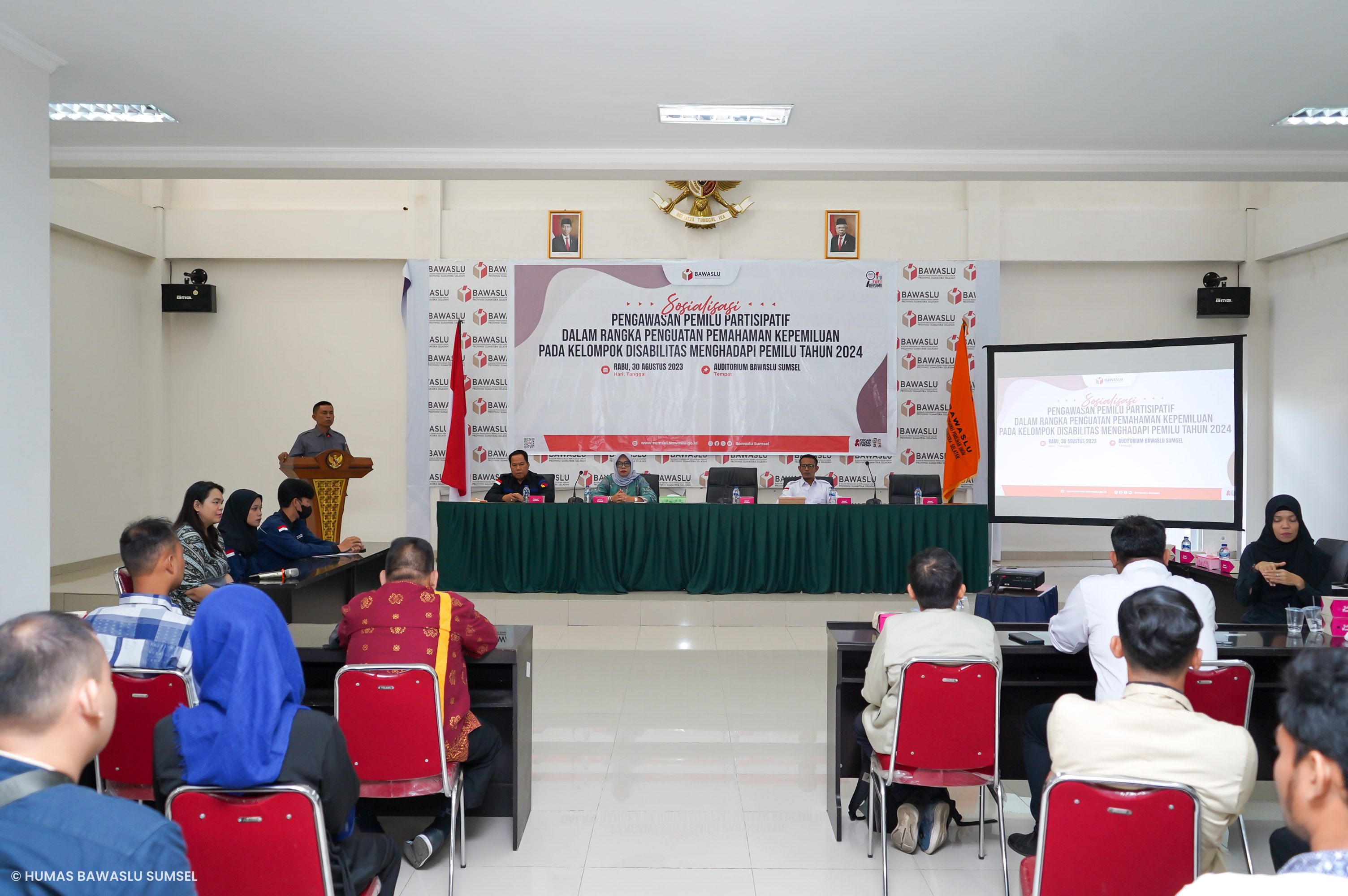 BAWASLU SUMSEL AJAK PENYANDANG DISABILITAS IKUT BERPERAN DALAM PENGAWASAN PARTISIPATIF