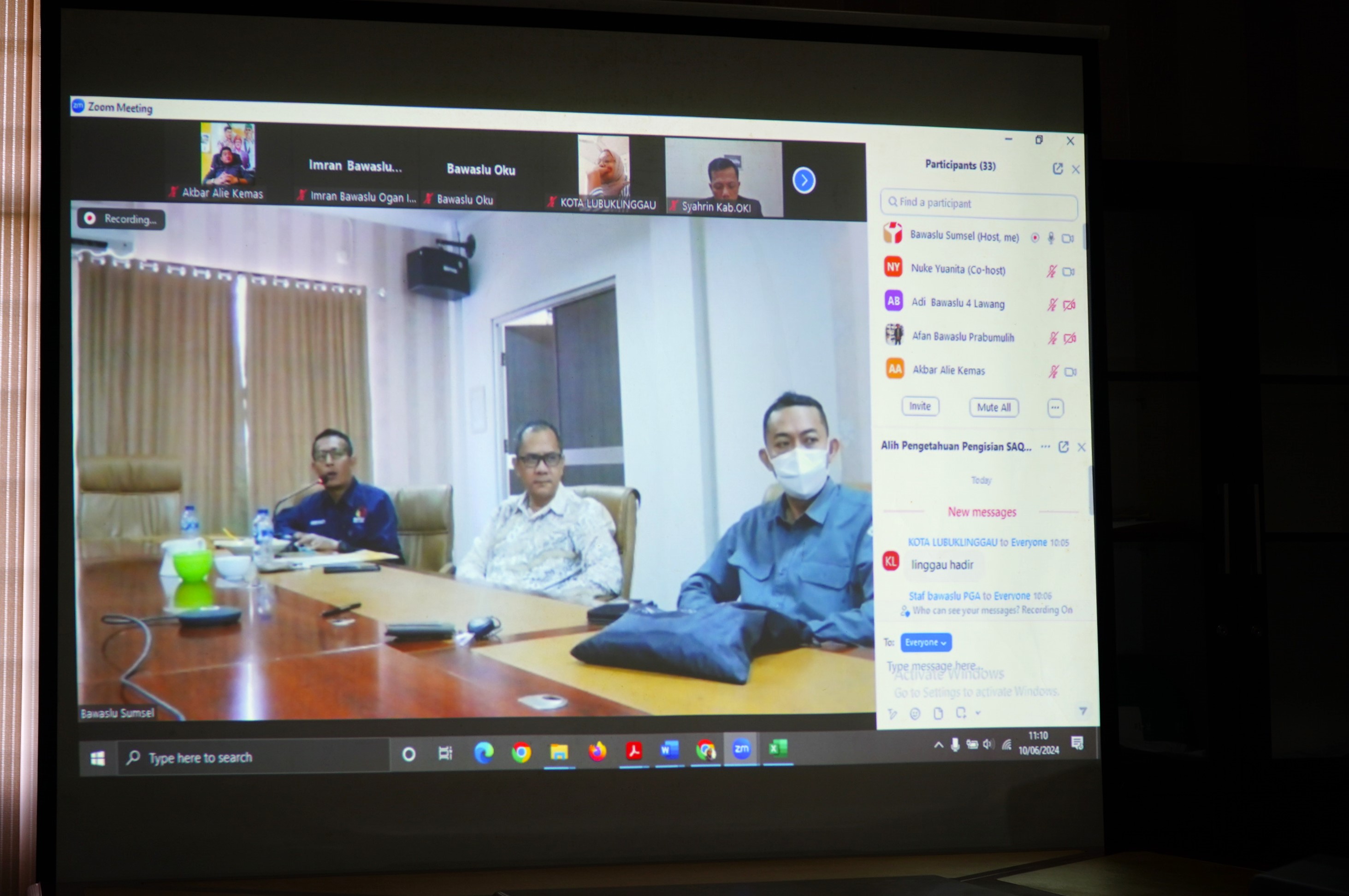 NAAFI AJAK BAWASLU KABUPATEN/KOTA KOMITMEN BERI LAYANAN INFORMASI PUBLIK TERBAIK