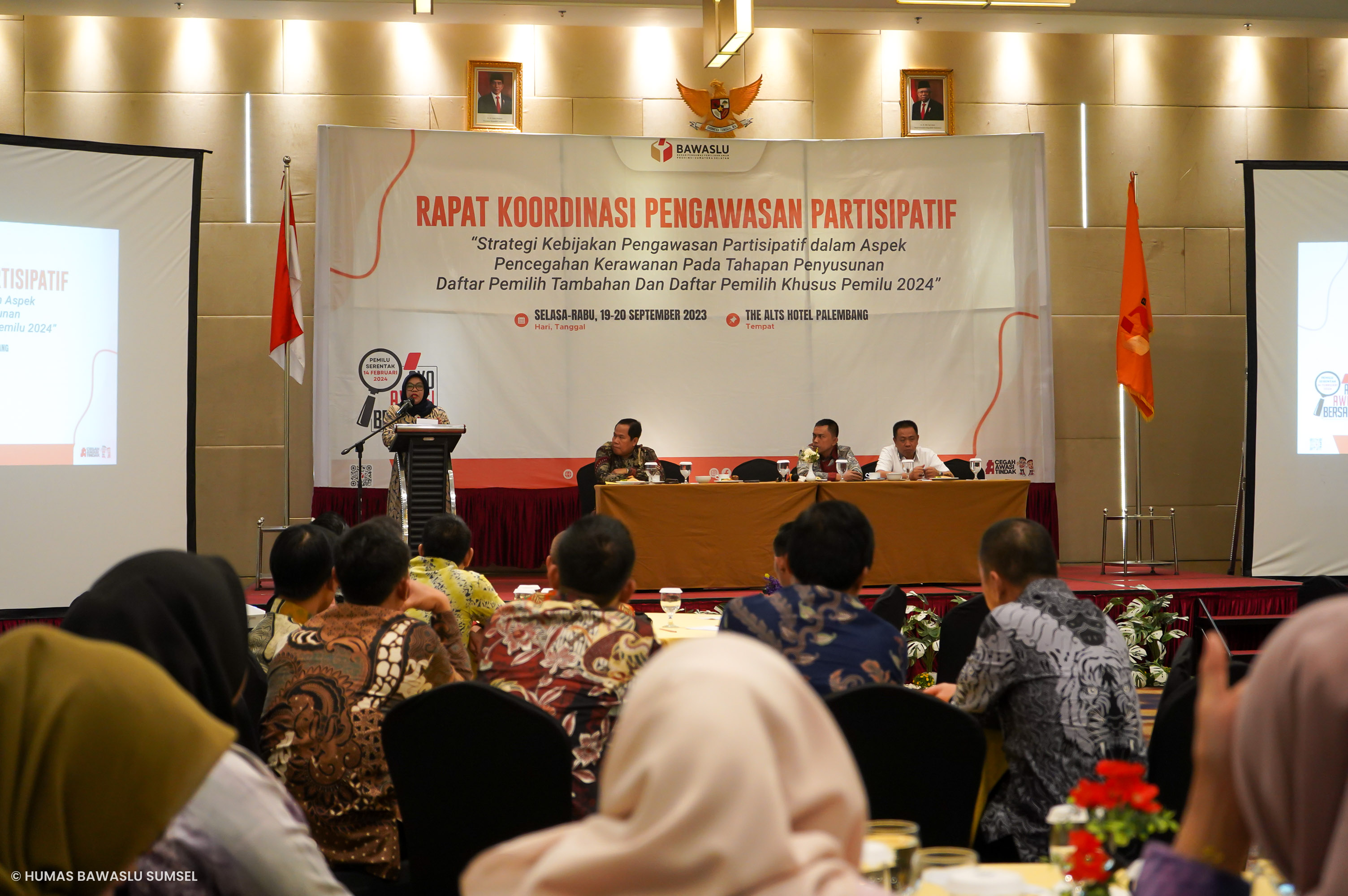 MASSURYATI MINTA BAWASLU KABUPATEN/KOTA PAHAM REGULASI DALAM MENGAWASI DPTb DAN DPK