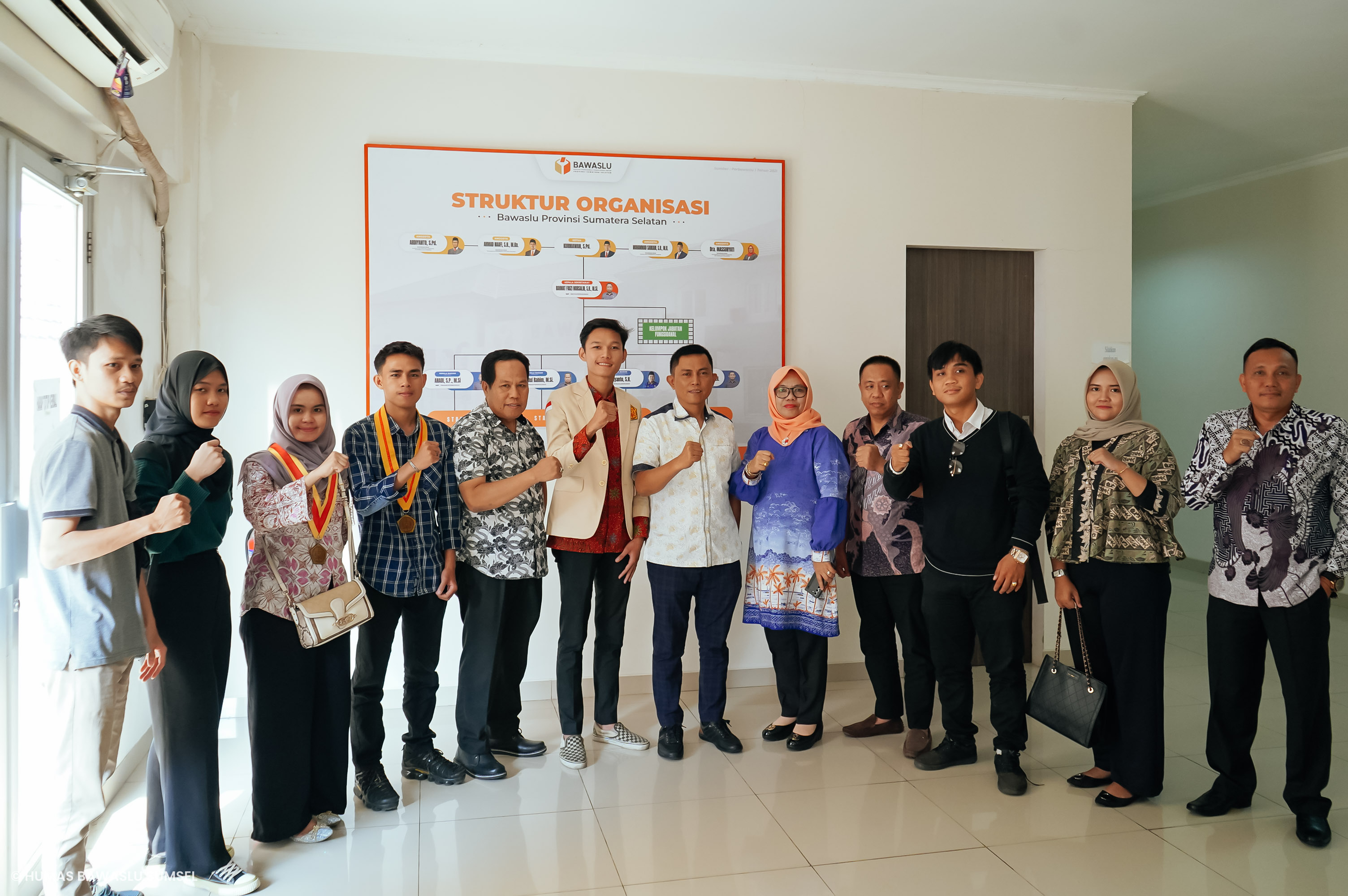 TERIMA AUDIENSI, BAWASLU SUMSEL HARAP PERMAHI BERI KONTRIBUSI AWASI PEMILU