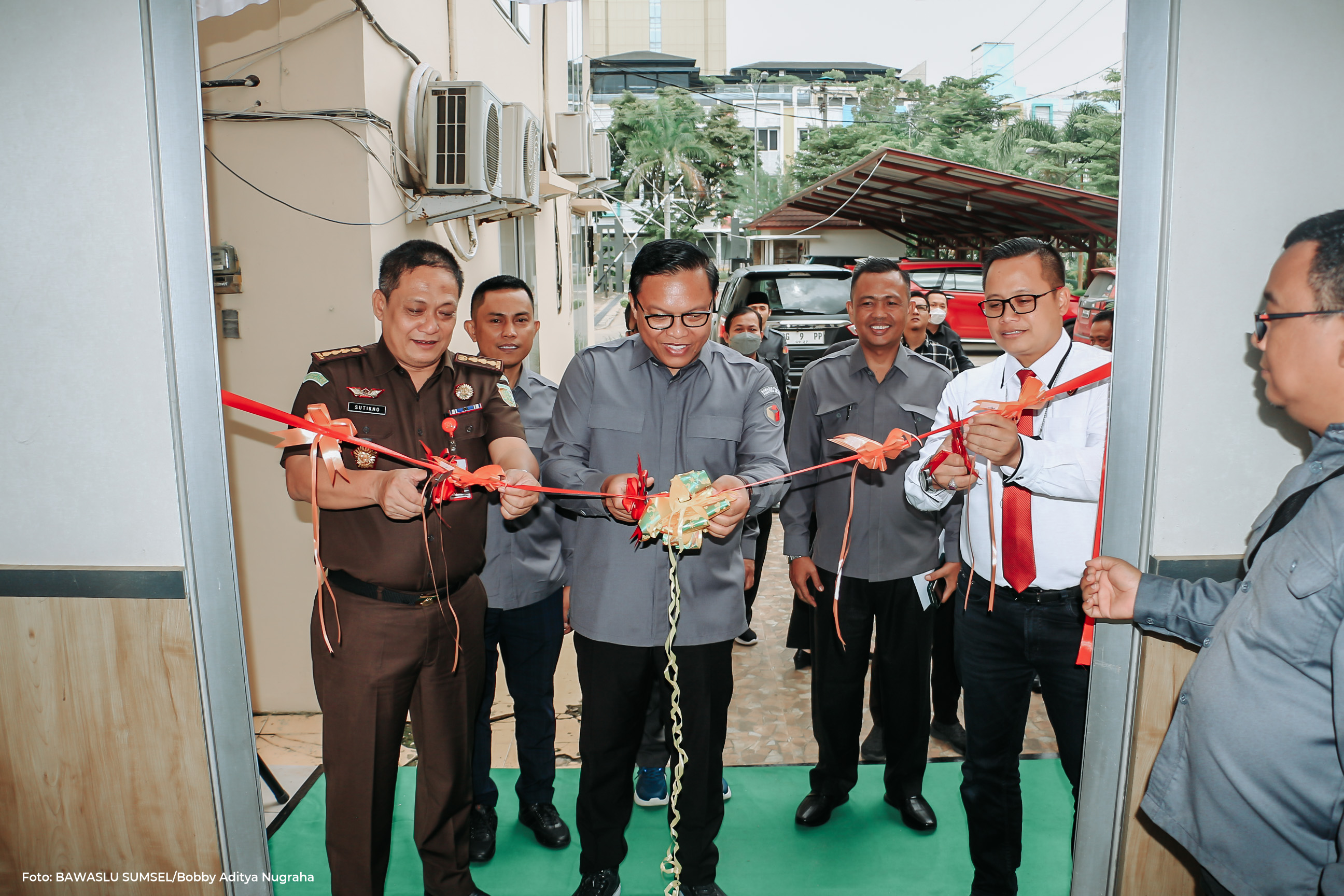 RESMIKAN KANTOR GAKKUMDU SUMSEL, YENLI HARAP KESAMAAN PERSEPSI TINDAK PIDANA PEMILU
