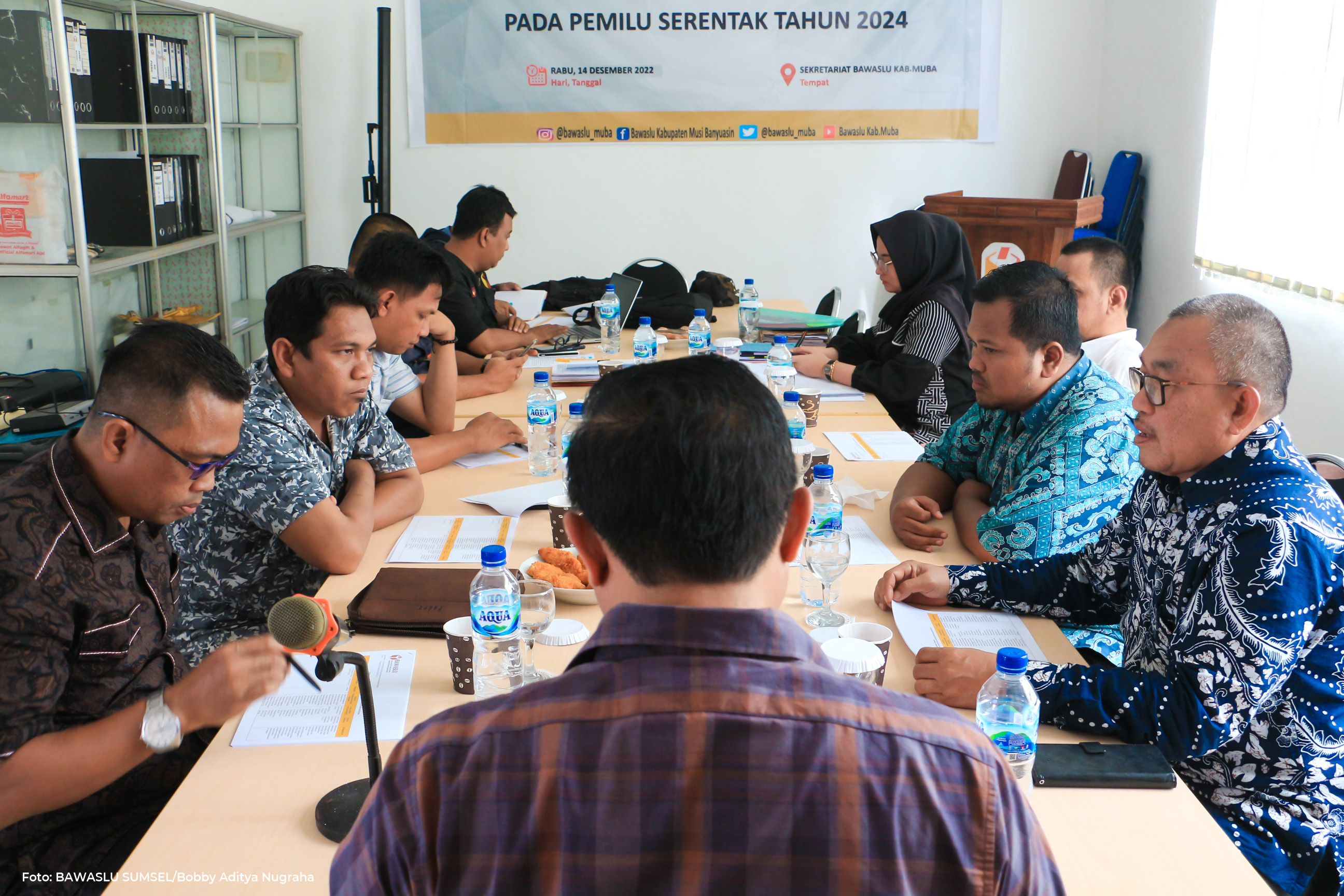 BAWASLU SUMSEL PASTIKAN KESIAPAN BAWASLU MUSI BANYUASIN DALAM PENANGANAN PELANGGARAN PEMILU 2024