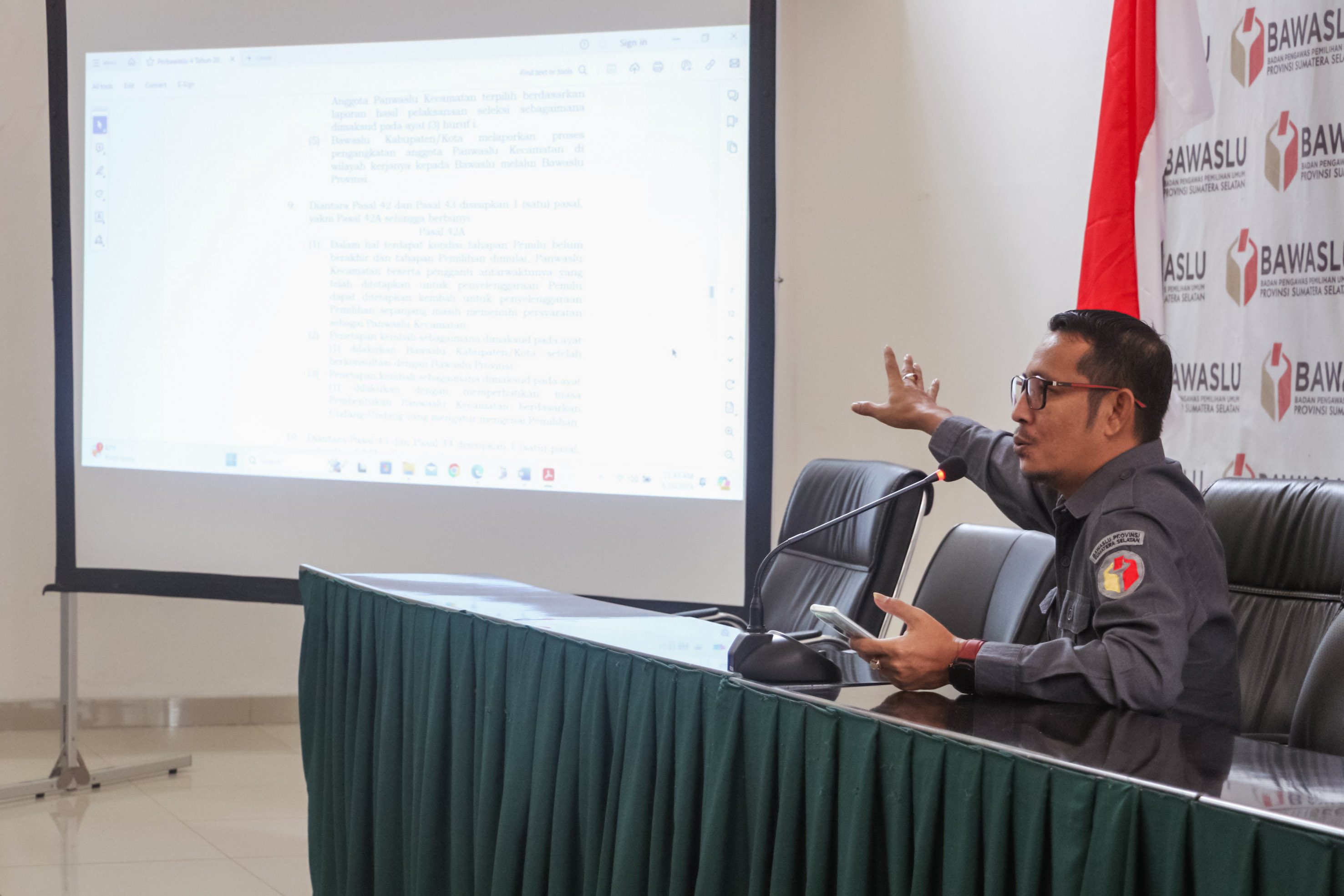 BAWASLU SUMSEL BAHAS MODEL REKRUTMEN PENGAWAS ADHOC PEMILIHAN TAHUN 2024