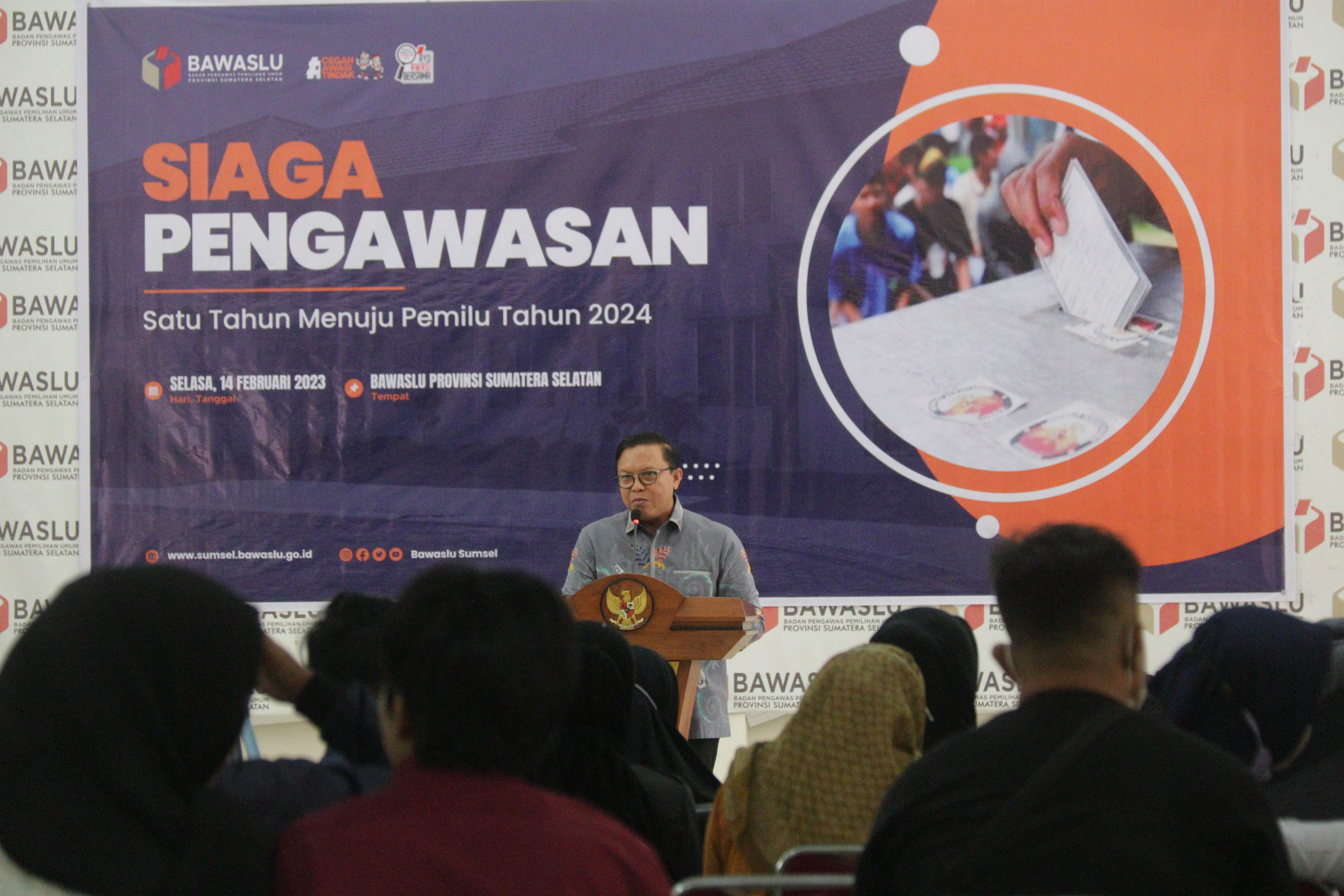 BAWASLU SUMSEL SIAP SIAGA AWASI PEMILU 2024