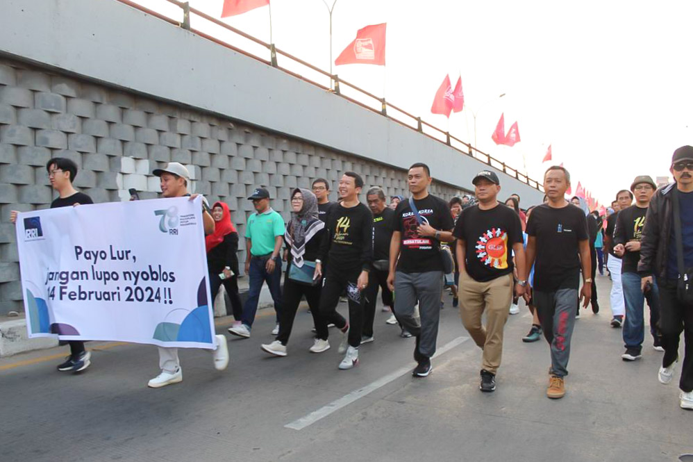HADIRI GCM RRI PALEMBANG, KURNIAWAN IMBAU LAPORKAN POLITIK UANG