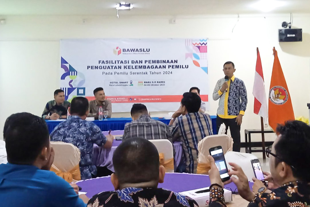 PEMILU 2024 SEMAKIN DEKAT, KURNIAWAN BERIKAN PEMAHAMAN TENTANG KOMPETENSI PENGAWAS PEMILU