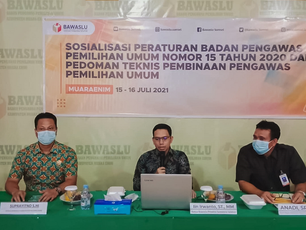 Ketua Bawaslu Sumsel Berharap Kinerja Pengawas Pemilu kedepan akan Lebih Baik