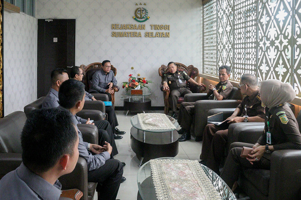 Audiensi ke Kejati, Bawaslu Sumsel Koordinasi Pembentukan Sentra Gakkumdu