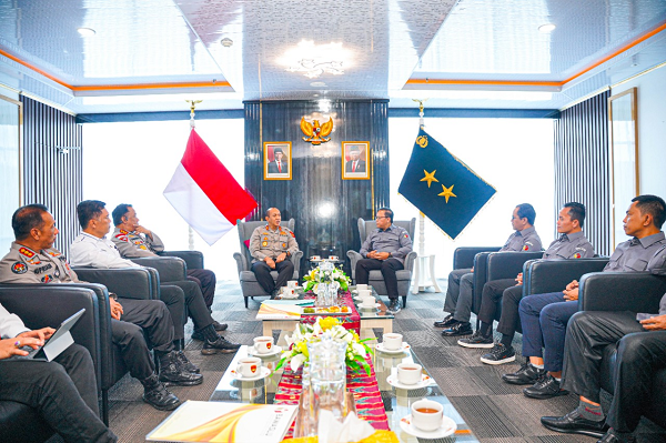 BAWASLU SUMSEL AUDIENSI KE POLDA SUMSEL, BAHAS PERSIAPAN PEMILU 2024