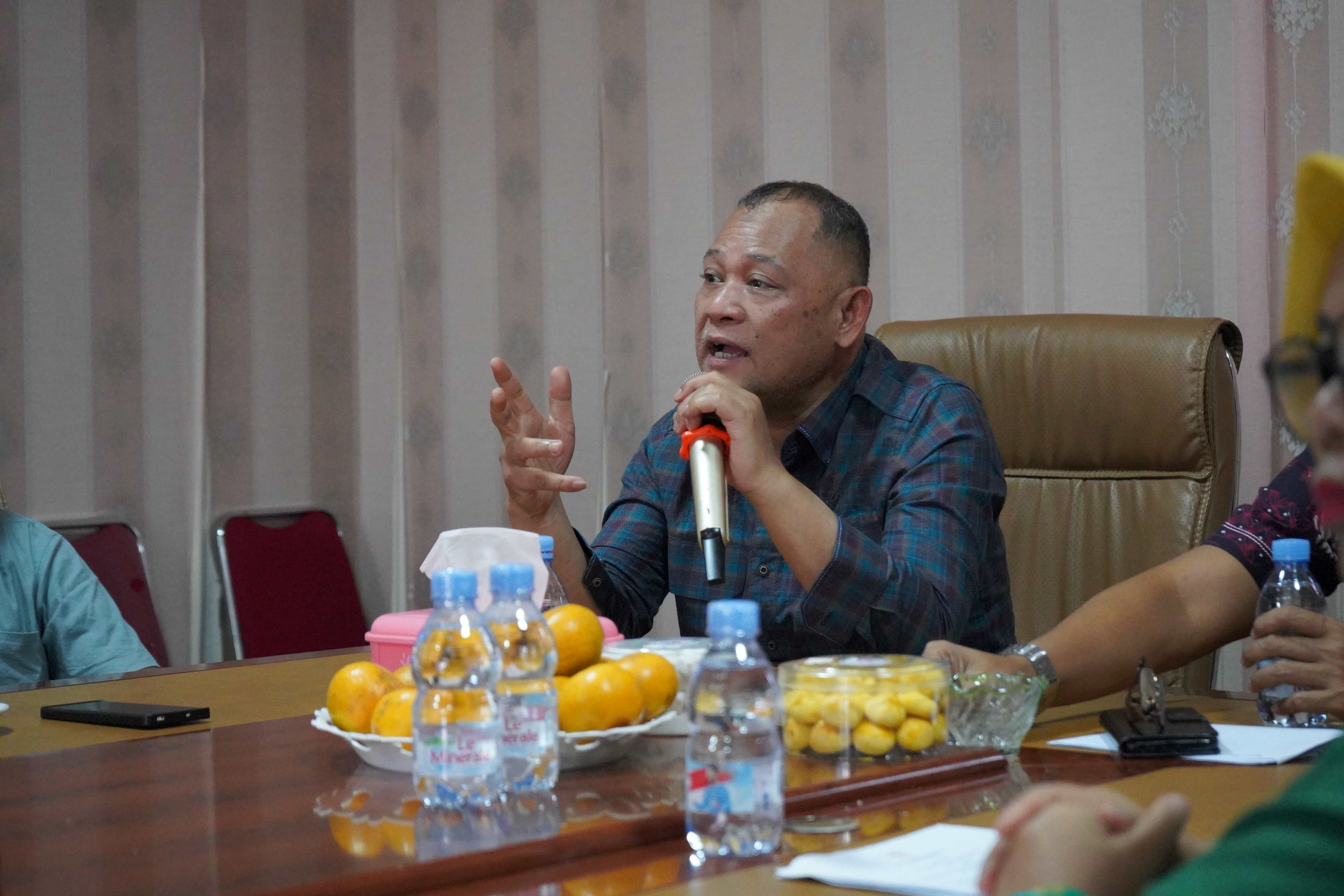 Arahan dari anggota Bawaslu RI dalam Rapat Koordinasi Penguatan Demokrasi Bawaslu Kabupaten/Kota se-Sumatera Selatan di Ruang Rapat Bawaslu Sumsel, Jum'at (13/2/2026).