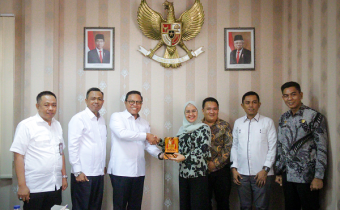 BAWASLU SUMSEL TERIMA AUDIENSI BKPSDM KOTA LUBUKLINGGAU