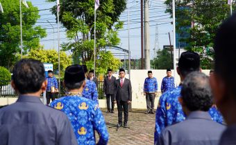 Pada Upacara Hari Kesaktian Pancasila, Kurniawan Minta Jajaran Teliti Dalam Lakukan Pengawasan Tahapan Pemilihan
