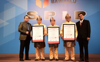 Bawaslu Raih Sertifikat Sistem Manajemen Mutu ISO 9001 : 2015