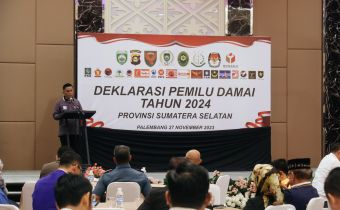APRESIASI DEKLARASI PEMILU DAMAI, KURNIAWAN INGATKAN POTENSI KERAWANAN PEMILU 2024