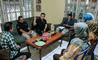 BAWASLU SUMSEL PANTAU KESIAPAN PANWASCAM PRABUMULIH HADAPI PEMILU 2024