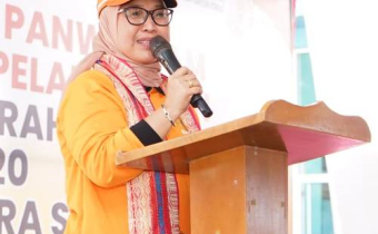 Ratna Dewi Pettalolo Buka Acara Launching Kesiapan Panwascam dalam Penanganan Pelanggaran di Provinsi Sumatera Selatan
