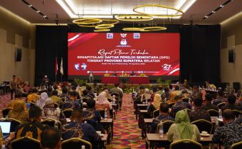 REKAPITULASI DPS TINGKAT PROVINSI, BAWASLU SUMSEL BERI SARAN TERKAIT LOKASI KHUSUS DAN DATA