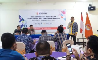 PEMILU 2024 SEMAKIN DEKAT, KURNIAWAN BERIKAN PEMAHAMAN TENTANG KOMPETENSI PENGAWAS PEMILU