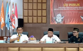 UJI PUBLIK RANCANGAN DAPIL, BAWASLU SUMSEL SAMPAIKAN SEJUMLAH SARAN DAN MASUKAN
