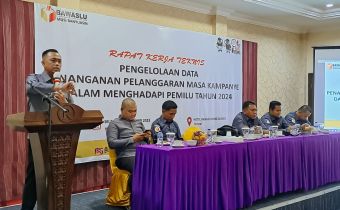 SARKANI MINTA JAJARAN BAWASLU MUBA MILIKI CATATAN PELANGGARAN