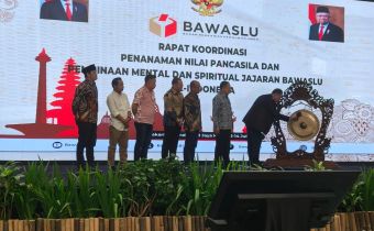 HADIRI RAKOR PENANAMAN NILAI PANCASILA, ARDIYANTO: WAJIB DIAPLIKASIKAN DALAM MENJALANKAN TUGAS SEBAGAI PENGAWAS PEMILU