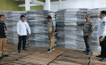 Ditahapan Logistik, Naafi Perketat Pengawasan di Gudang KPU Kabupaten OKI