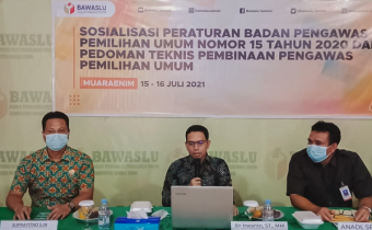 Ketua Bawaslu Sumsel Berharap Kinerja Pengawas Pemilu kedepan akan Lebih Baik