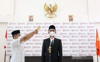 THEO PRIMA BHAKTI DILANTIK SEBAGAI KEPALA SUB BAGIAN PENANGANAN PELANGGARAN DAN PENYELESAIAN SENGKETA BAWASLU KABUPATEN OGAN KOMERING ULU