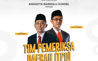 Ahmad Naafi dan Kurniawan Dikukuhkan sebagai TPD Provinsi Sumatera Selatan