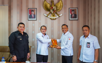 TERIMA KUNJUNGAN SESPIMTI, SARKANI SAMPAIKAN POTENSI KERAWANAN PEMILU