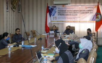 Bawaslu Sumsel Gelar Rakor Pengawasan Tahapan Kampanye dan Dana Kampanye secara Daring
