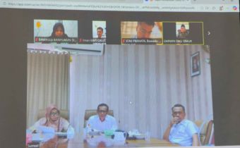 Arahan dari pimpinan Bawaslu Provinsi Sumatera Selatan mengenai Tindak Lanjut Surat Sekretaris Jenderal Bawaslu Nomor: B-448/KP.07/SJ/01/2026 secara daring.