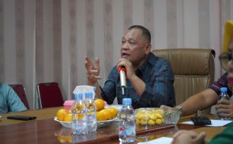 Arahan dari anggota Bawaslu RI dalam Rapat Koordinasi Penguatan Demokrasi Bawaslu Kabupaten/Kota se-Sumatera Selatan di Ruang Rapat Bawaslu Sumsel, Jum'at (13/2/2026).