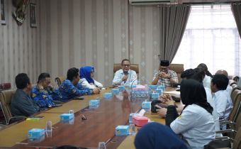 Plt. Ketua Bawaslu Sumsel, Ahmad Naafi, saat memberikan sambutanya.