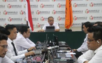 Kepala Sekretariat Bawaslu Sumsel Anderson, saat menjelaskan beberapa ketentuan penting yang wajib dipahami peserta selama mengikuti orientasi PPPK Tahun 2026, Rabu (22/07/2026).